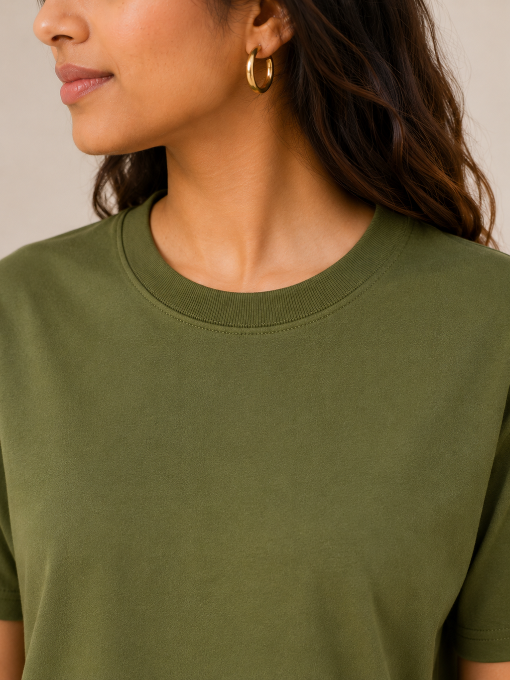 Army Green Oversized T-Shirt | 240 GSM