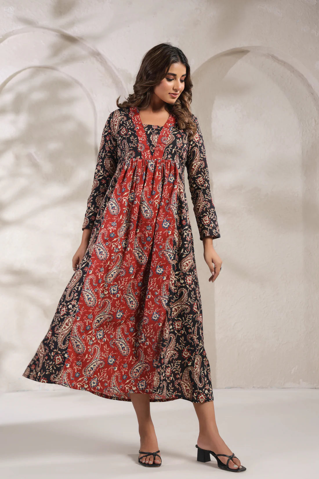 Hand-block prints with a flattering fit for comfortable daily wear.