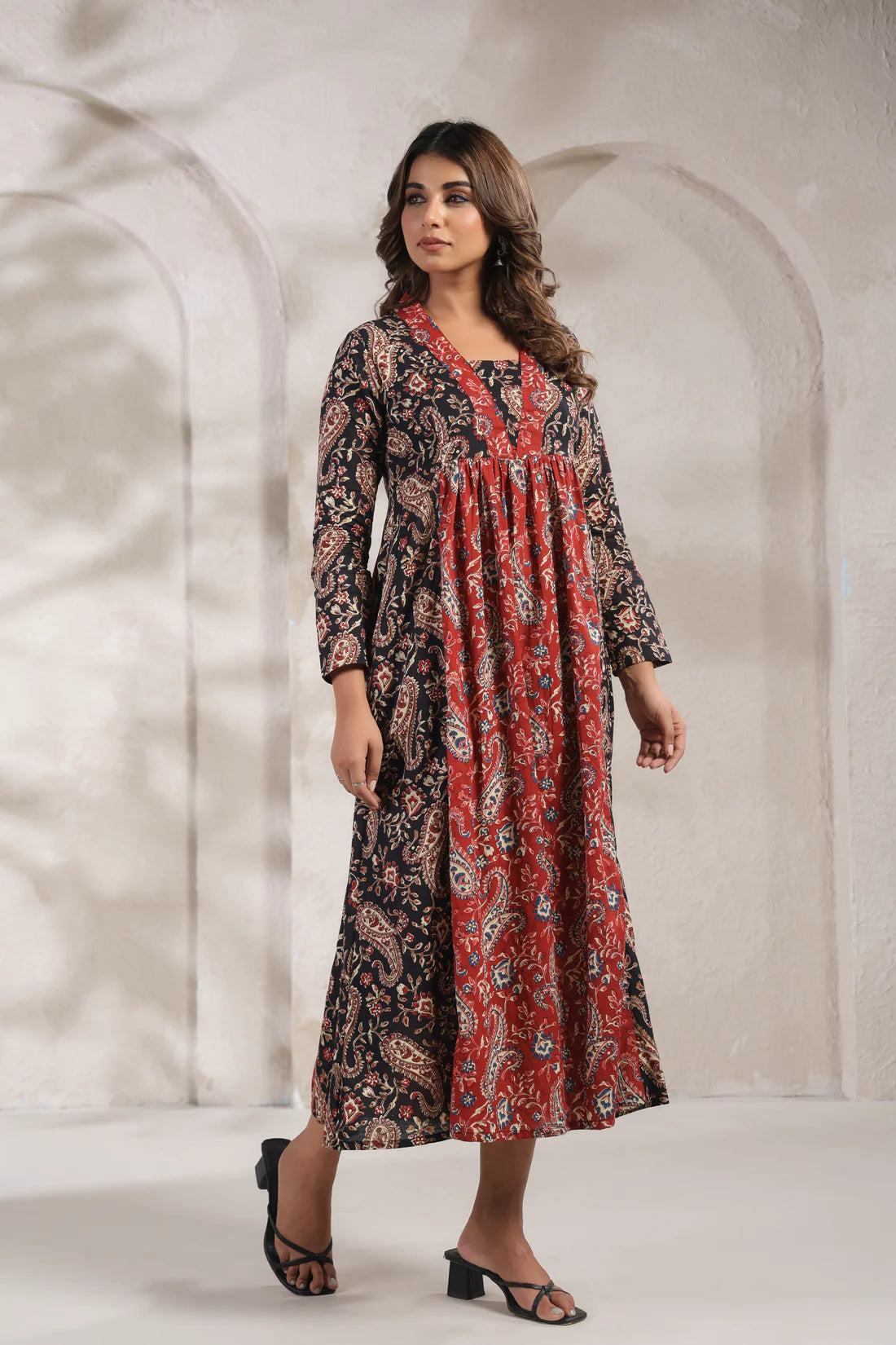 Hand-block prints with a flattering fit for comfortable daily wear.