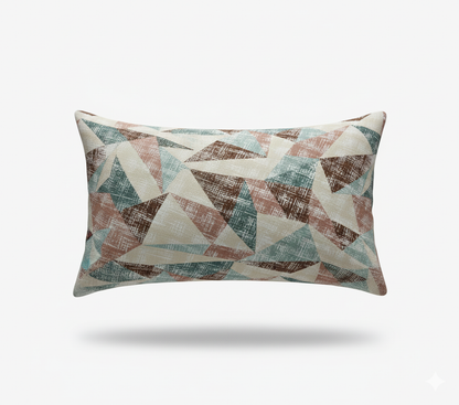 Premium Cotton Geometric Print Bedsheet Set – King Size 114x120, 320 TC with Pillow Covers
