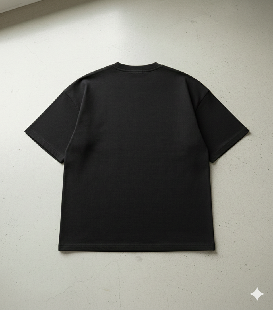 Black Oversized T-Shirt | 240 GSM