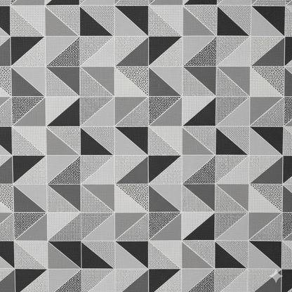 210 TC Cotton Double Bedsheet with 2 Pillow Covers – Geometric Triangle Print in Maroon & Beige (108 x 108 Inches)