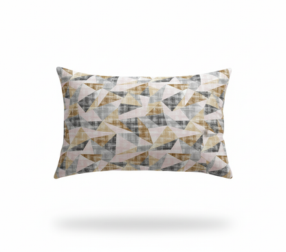 Premium Cotton Geometric Printed Bedsheet Set – King Size 114x120, 320 TC with Pillow Covers