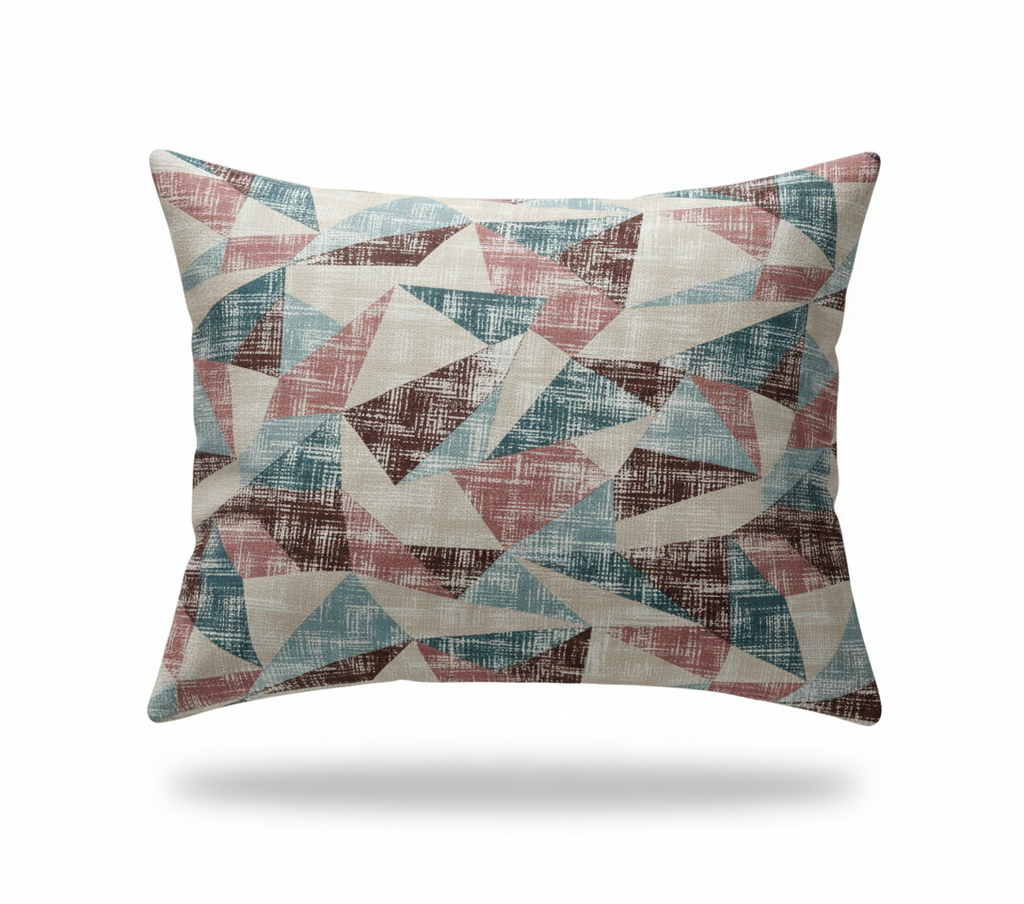 Premium Cotton Geometric Print Bedsheet Set – King Size 114x120, 320 TC with Pillow Covers
