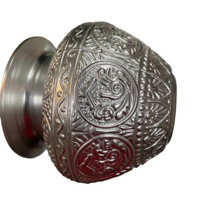 Unbreakable Engraved Zinc Kalash / Lota – Traditional Design