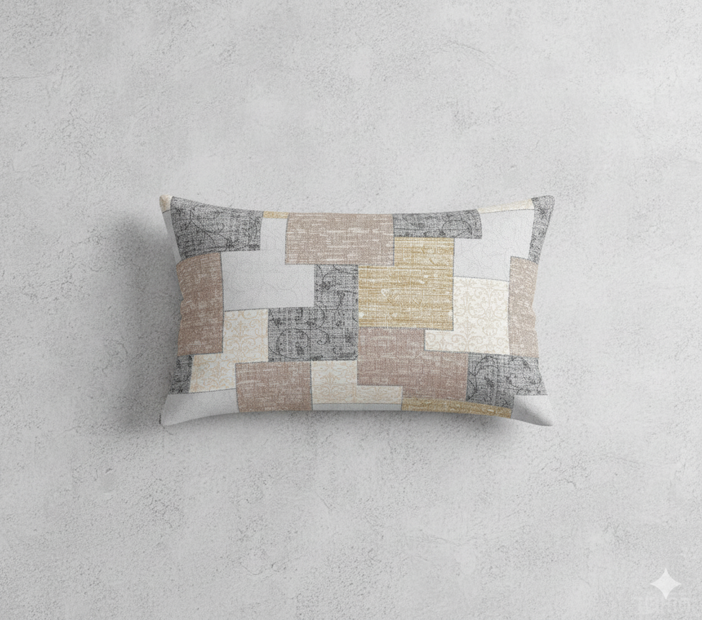 Premium Cotton Patchwork Bedsheet Set – King Size 114x120, 320 TC with Pillow Covers