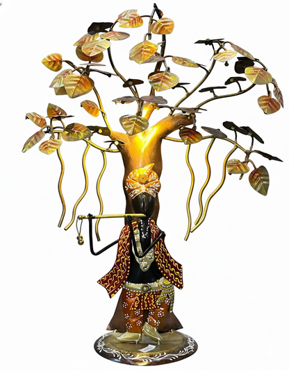 Krishna Under Tree Bed light Decorative Showpiece - Bed light