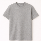 Gray t-shirt on a white background