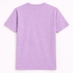 Lavender t-shirt on a white background