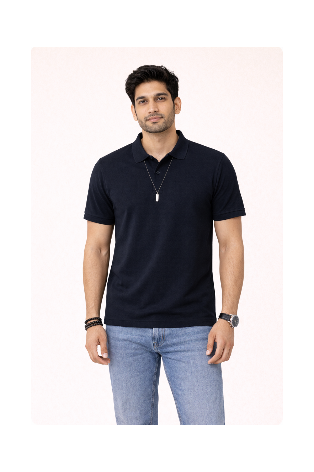 Navy Blue Honey Combo Men’s Polo T-Shirt