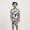 Boys Printed Playtime Co-ord Set – Trendy Multi Design