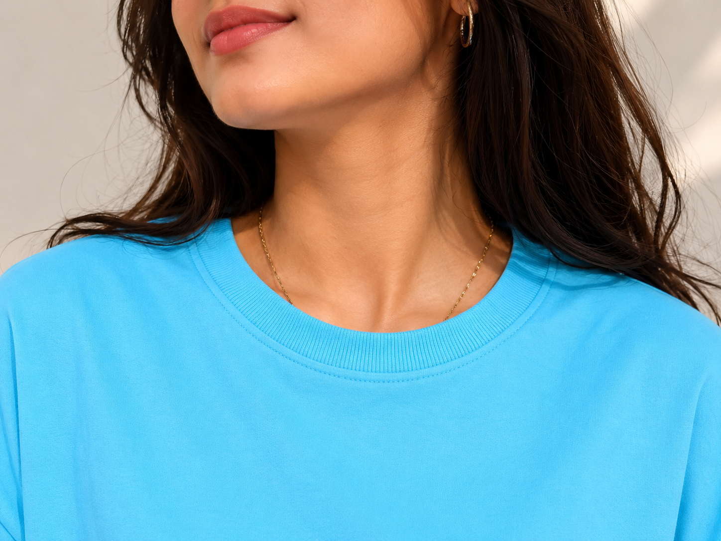 Powder Blue Oversized T-Shirt | 240 GSM