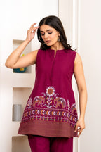 Mustard Cotton Printed Co-ord Set