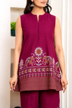 Mustard Cotton Printed Co-ord Set