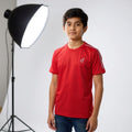 Boys Red Solid T-Shirt – Sporty Active Tee