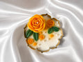 Rose Urli Candle | Velvet Rose Fragrance | Handmade Decorative Soy Wax Candle