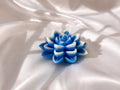 Handcrafted Blue Lotus Flower Candle | Mahogany Fragrance | Premium Soy Wax Decorative Candle