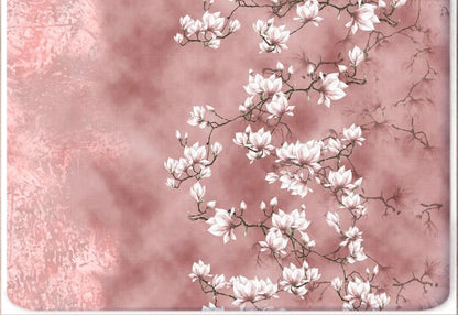 Digital Print Satin Cotton Bedsheet – Blossom Blush
