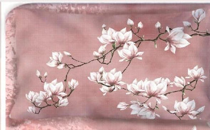Digital Print Satin Cotton Bedsheet – Blossom Blush