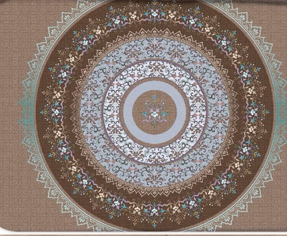 Regal Mandala Luxe – Digital Print Satin Cotton Bedsheet
