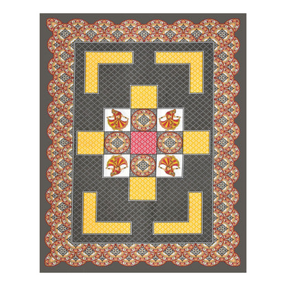 Cotton Single Bed Bedsheet with Pillow Cover – 150 TC, Traditional Rajasthani Print