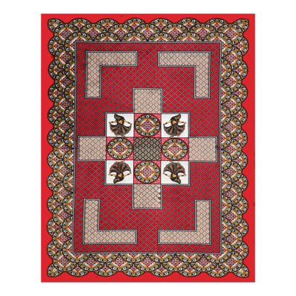 Cotton Single Bed Bedsheet with Pillow Cover – 150 TC, Traditional Rajasthani Print