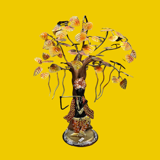 Krishna Under Tree Bed light Decorative Showpiece - Bed light