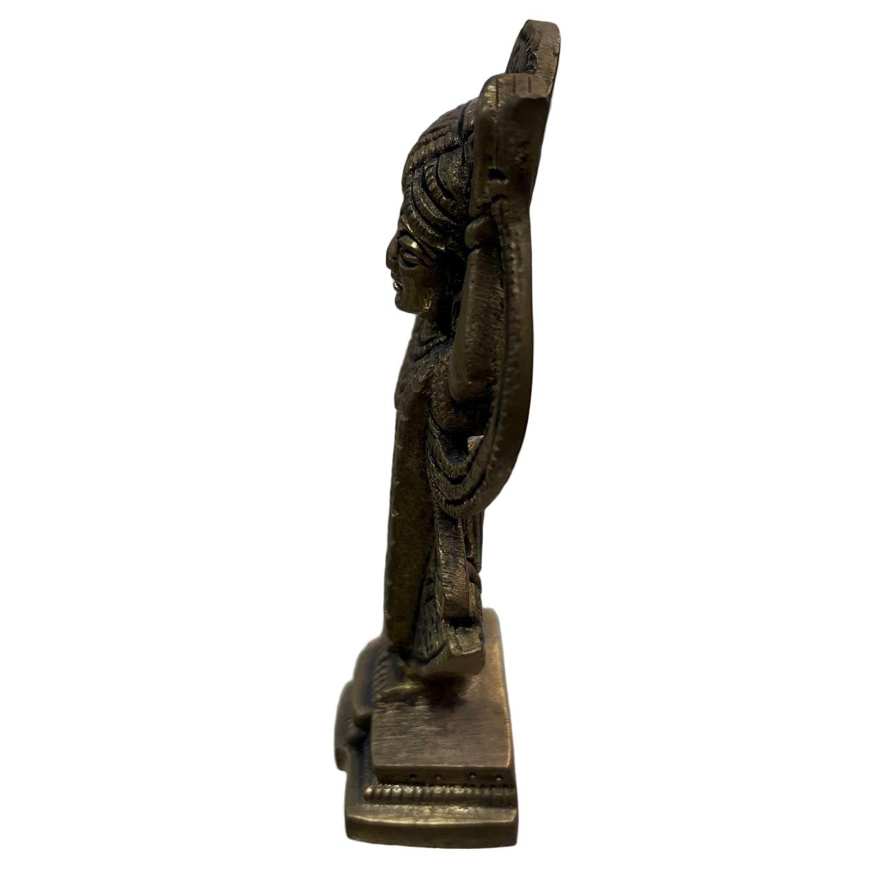 Antique Brass Shrinathji Idol | Handcrafted  Statue for Home Temple & Décor
