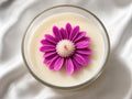 Twyla Daisy Bloom Scented Soy Wax Candle | Velvet Rose Fragrance