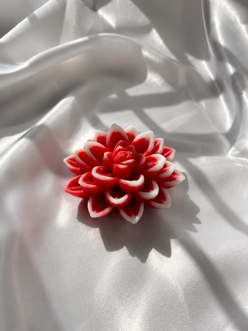 Handcrafted Blue Lotus Flower Candle | Mahogany Fragrance | Premium Soy Wax Decorative Candle