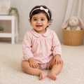 Baby Girls Pure Cotton Polka Dot Suit Set