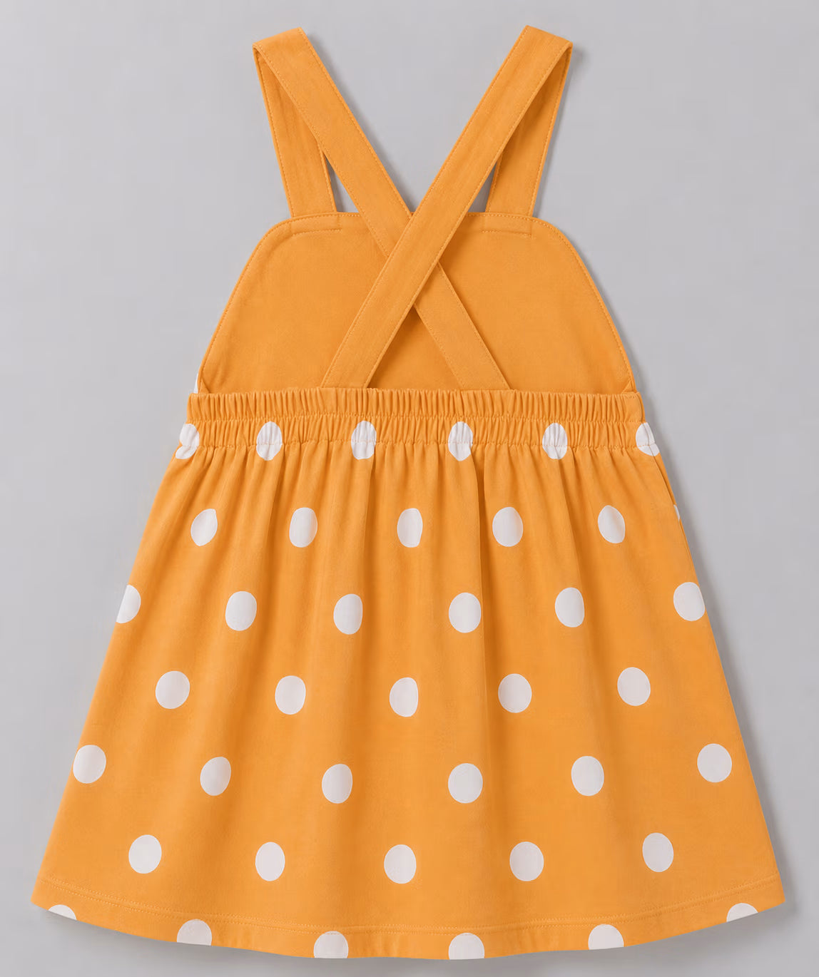Lemon Bunny Charm Dress - 100% Cotton Bio Washed