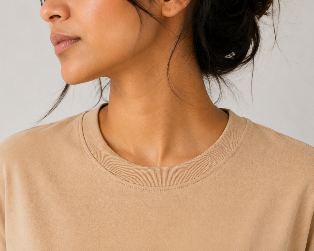 Beige Oversized T-Shirt | 240 GSM