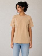 Beige Oversized T-Shirt | 240 GSM