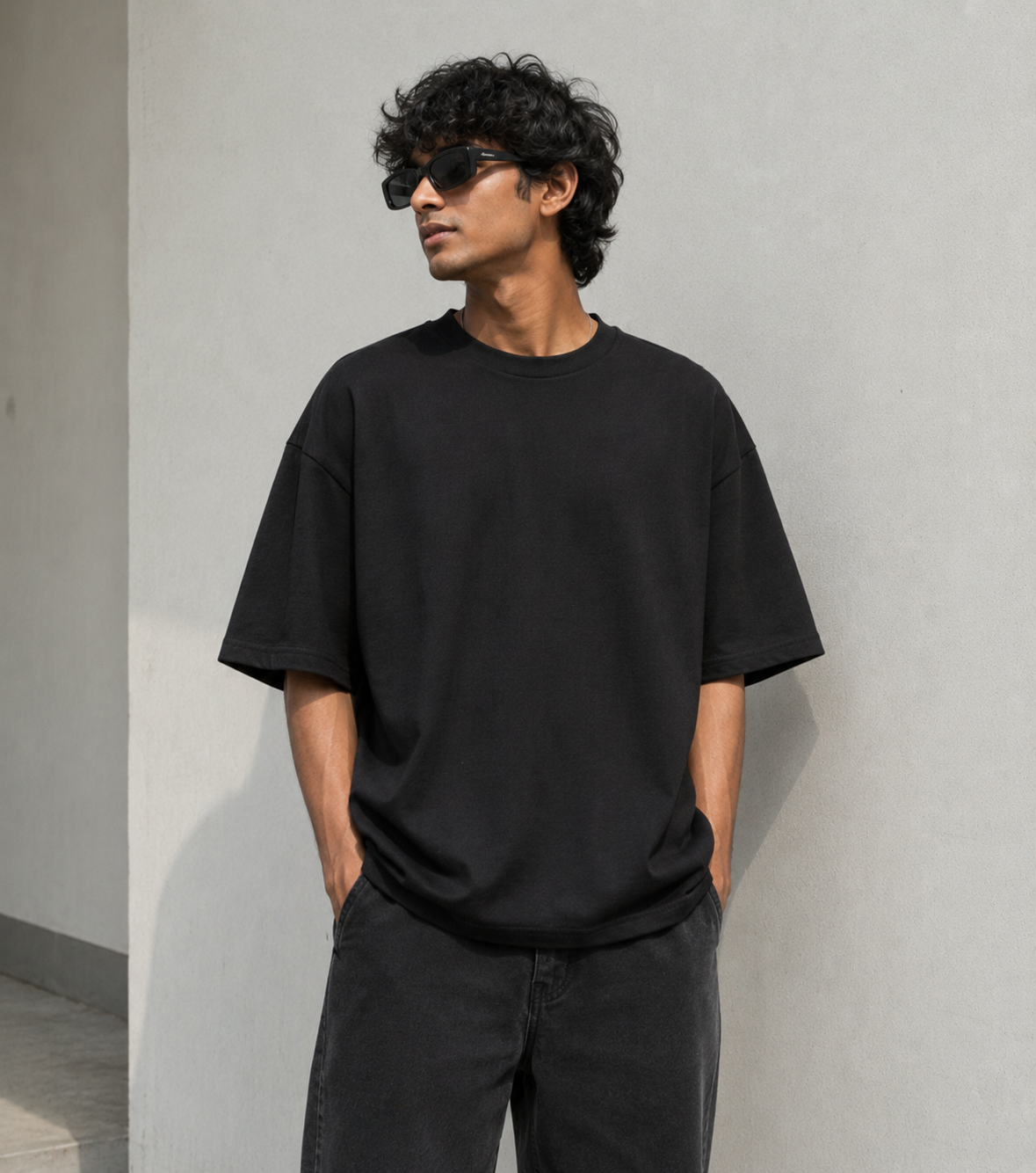 Black Oversized T-Shirt | 240 GSM