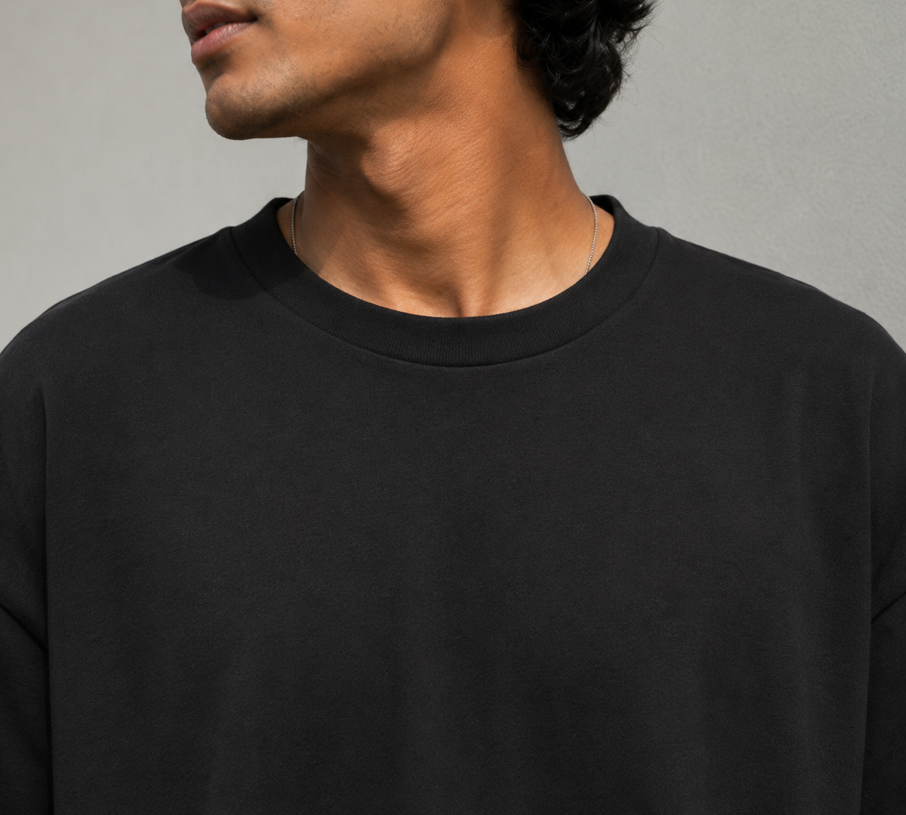 Black Oversized T-Shirt | 240 GSM