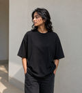Black Oversized T-Shirt | 240 GSM