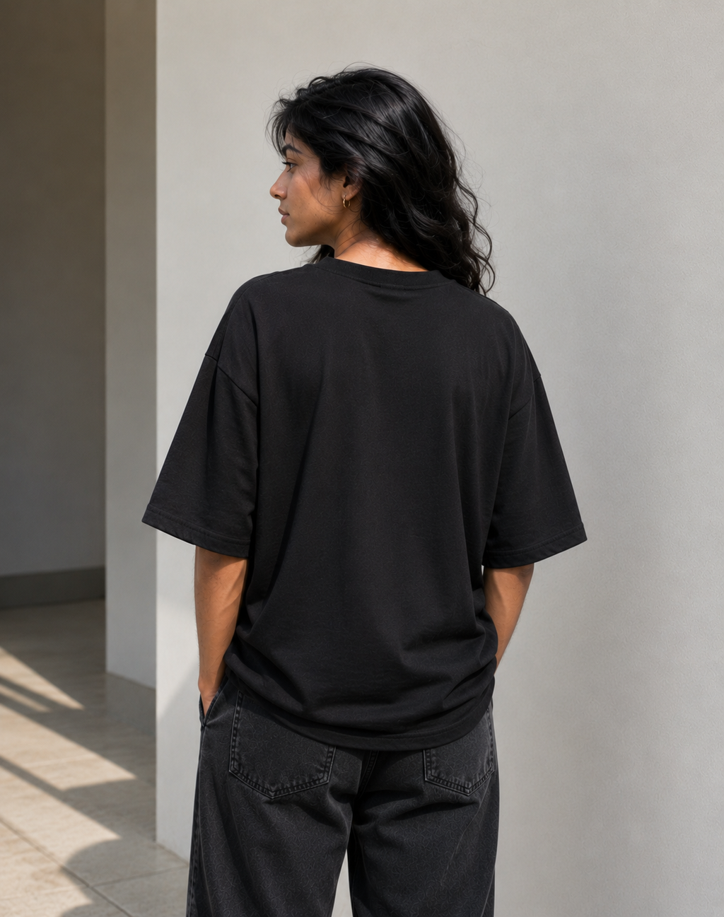 Black Oversized T-Shirt | 240 GSM