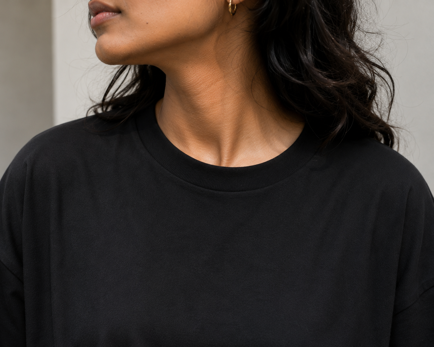 Black Oversized T-Shirt | 240 GSM