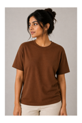 Brown Oversized T-Shirt | 240 GSM