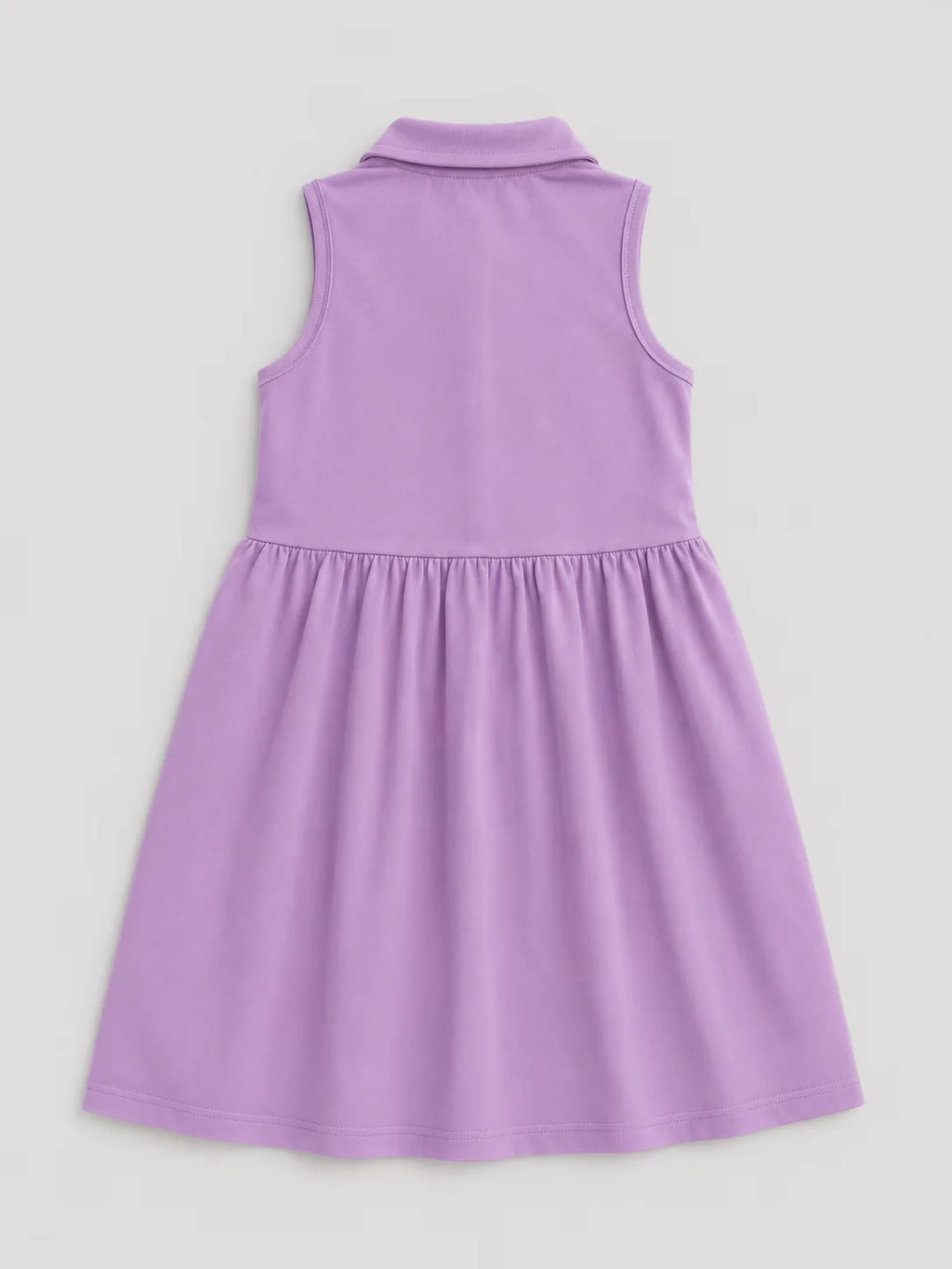 Coral Blossom Collared Dress