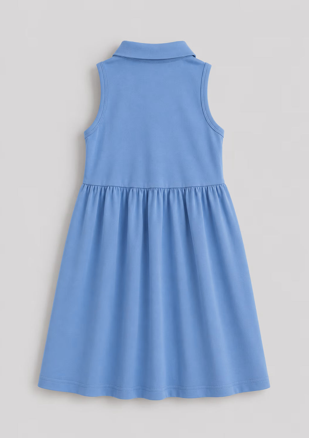 Coral Blossom Collared Dress