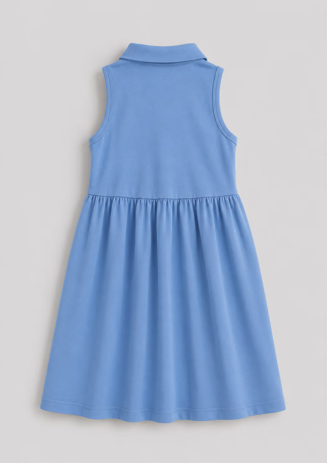 Coral Blossom Collared Dress