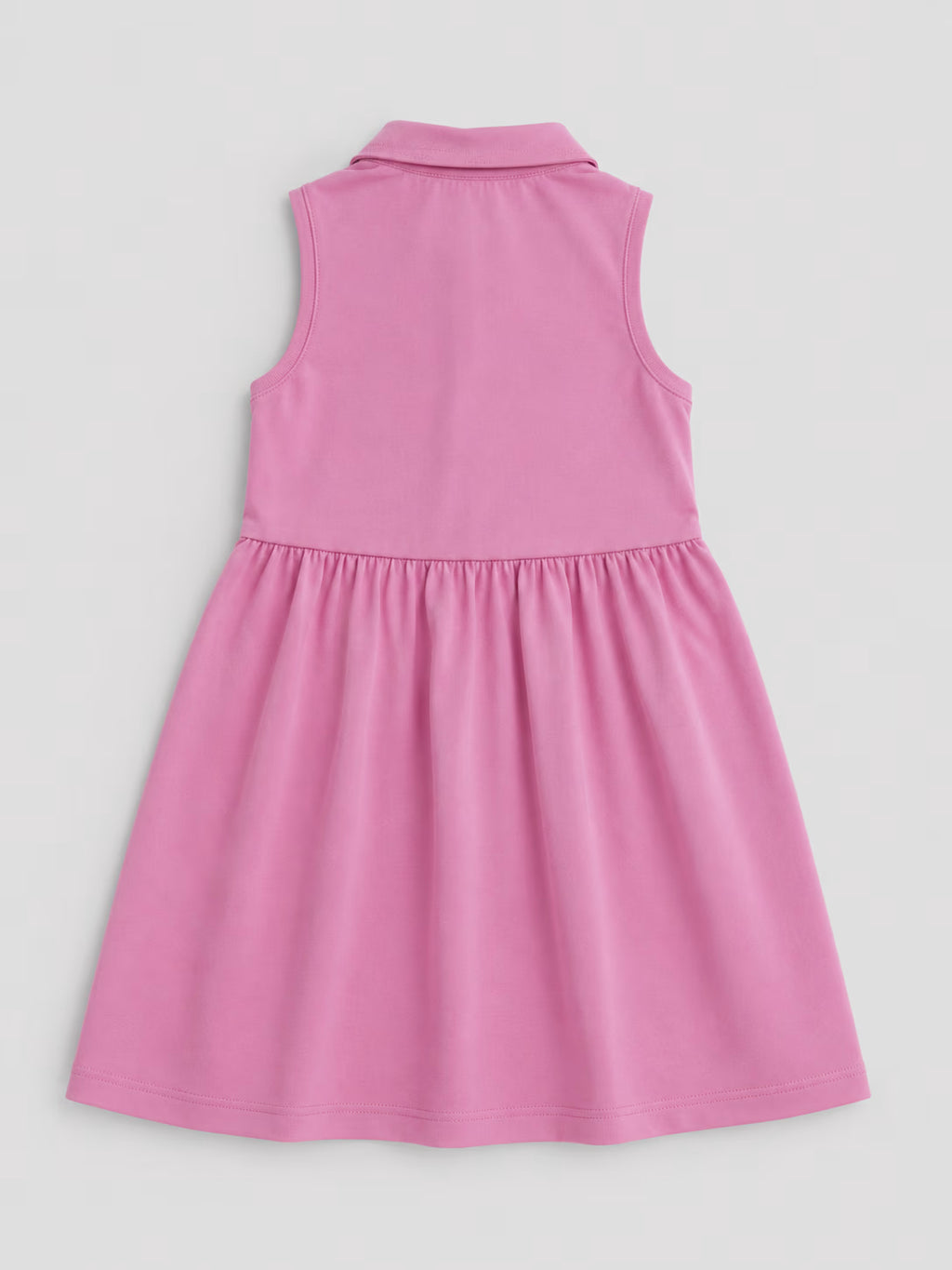 Coral Blossom Collared Dress