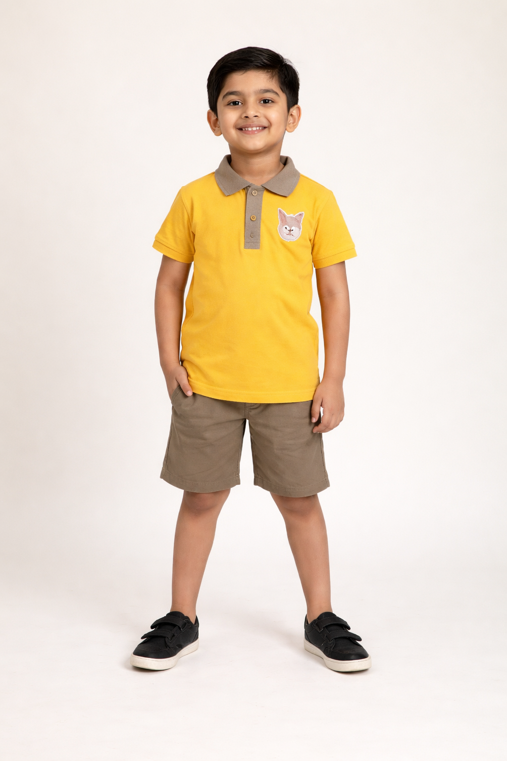 Boys Premium Polo T-Shirt & Shorts Set – Soft Pickq Fabric