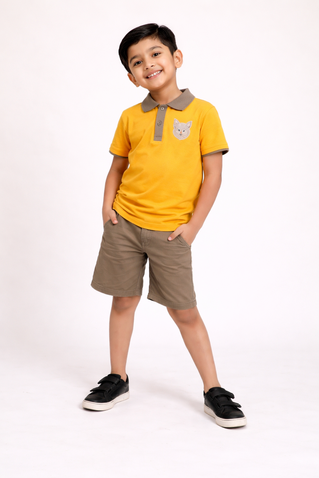 Boys Premium Polo T-Shirt & Shorts Set – Soft Pickq Fabric