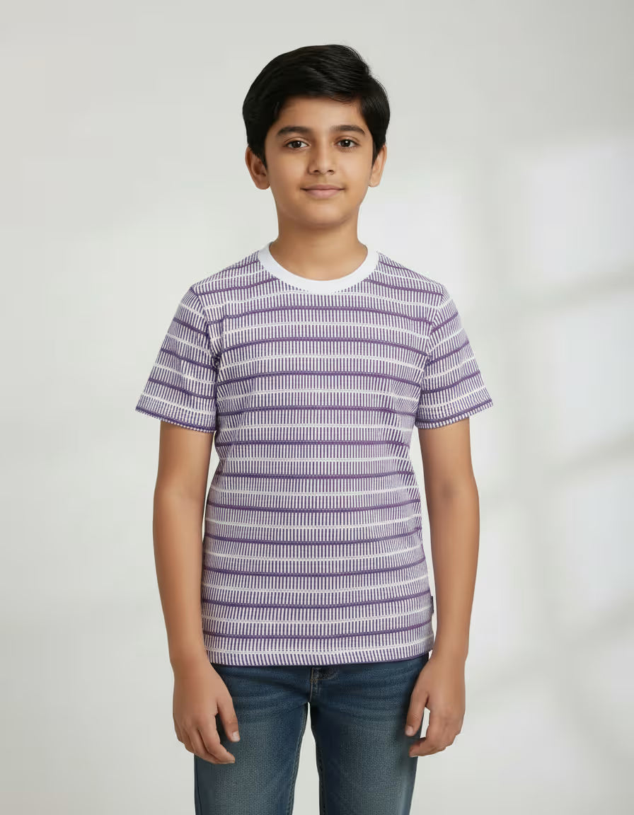 Boys Cathonic Fabric Printed T-Shirt – Soft & Stylish Casual Wear