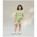 Girls Light Green Printed T-Shirt – Extra Fun Graphic Tee