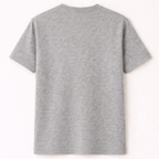 Gray t-shirt on a white background