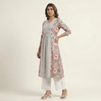 Women’s Floral Printed Cotton Kurti | Soft Breathable Fabric